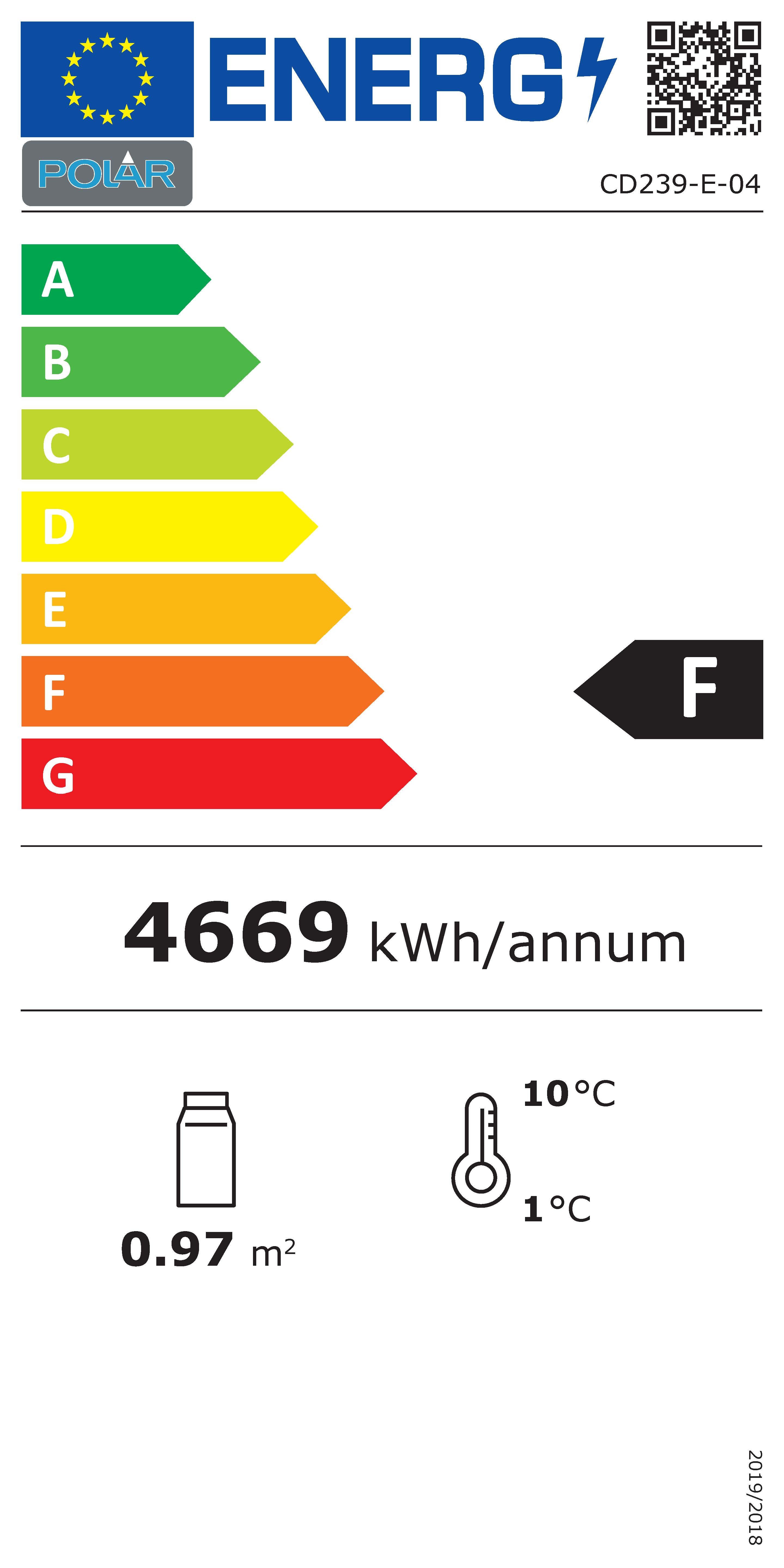Vitrine Réfrigérée Murale - 220 L - Polar - Mathon - 4