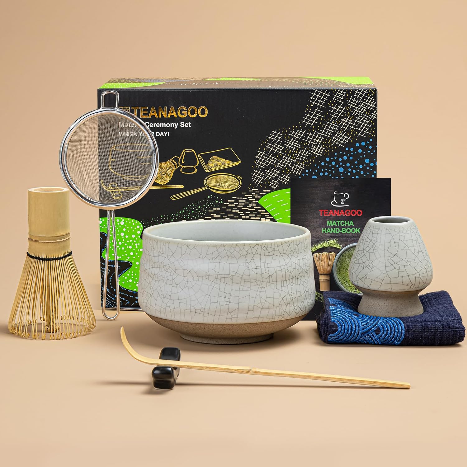 Set de cérémonie matcha 7 pièces – Kit japonais complet Vendos85 - Mathon