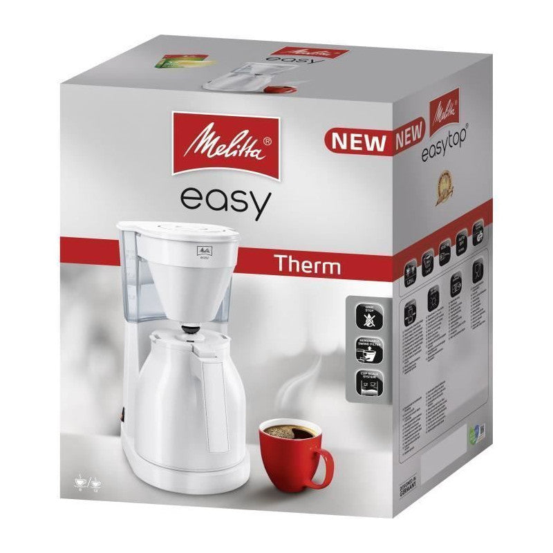 Absaar 1023-05 - Cafetiere - Thermo-pot A Commande A Une Main, Reservoir Deau Transparent -blanc Abc Carpet & Home - Mathon - 2