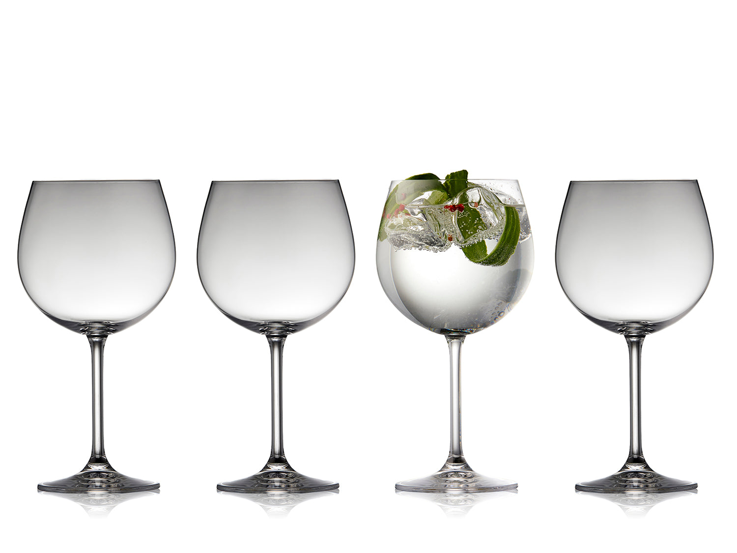 Set de 4 verres à gin tonic JUVEL Transparent Lyngby Glas - Mathon - 1