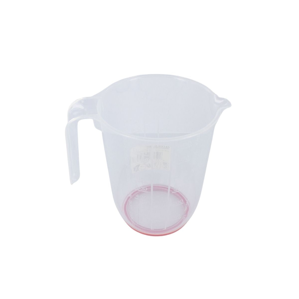 Verre doseur transparent en plastique 1 litre  Basic Fackelmann - Mathon - 1