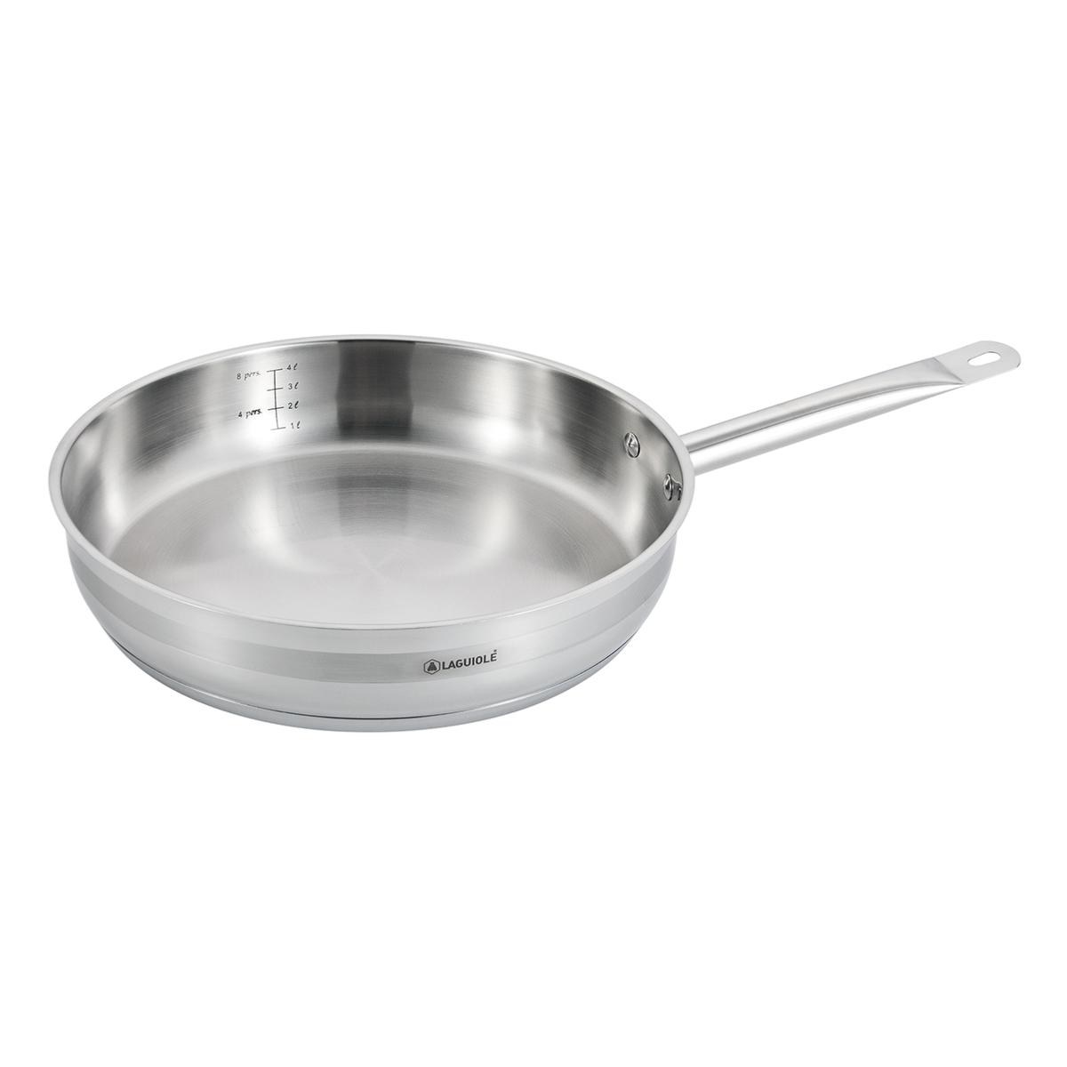 Poêle inox 32cm induction Laguiole Cuisson - Mathon - 1