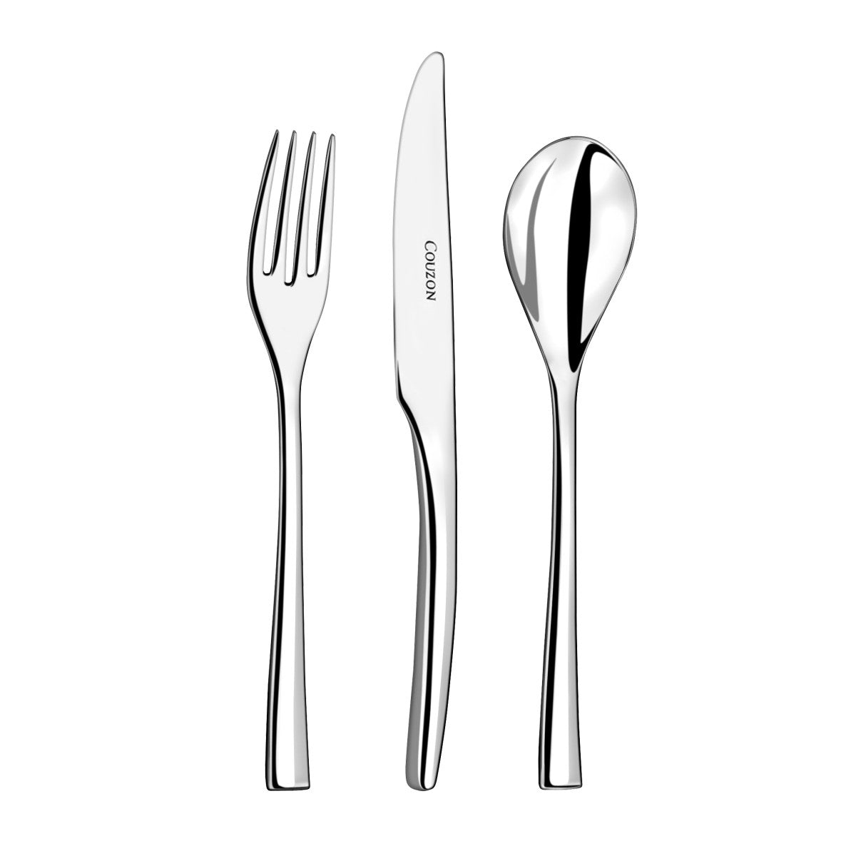 Steel - Ménagère 86 pièces en coffre bois Couzon - Mathon - 3