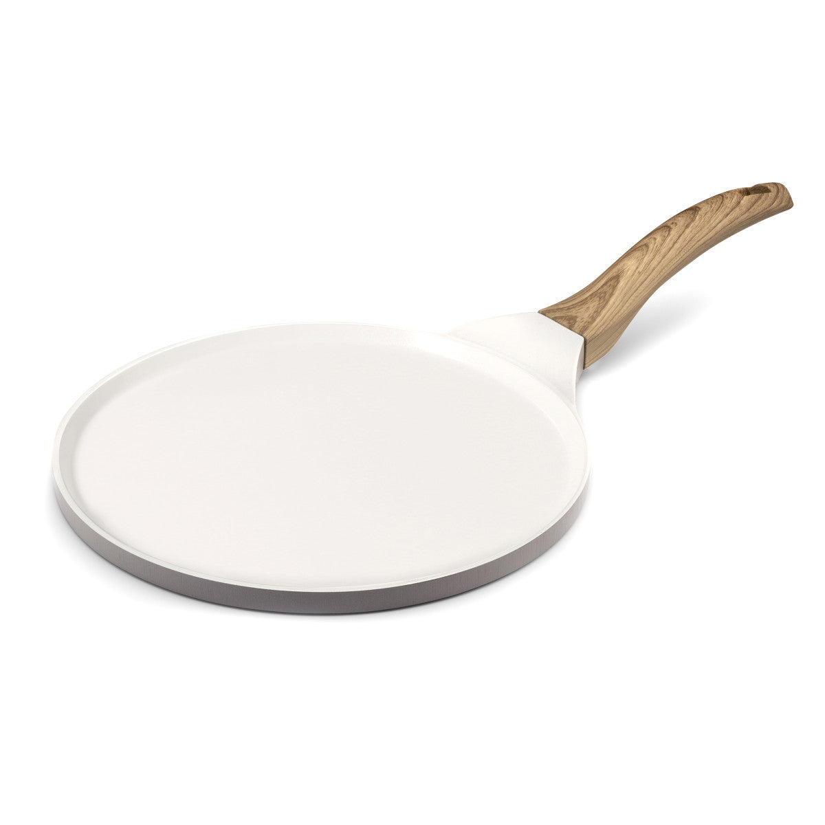 Mythic - Crépière 25.7 cm avec revêtement en céramique blanche Cuisinox - Mathon - 1