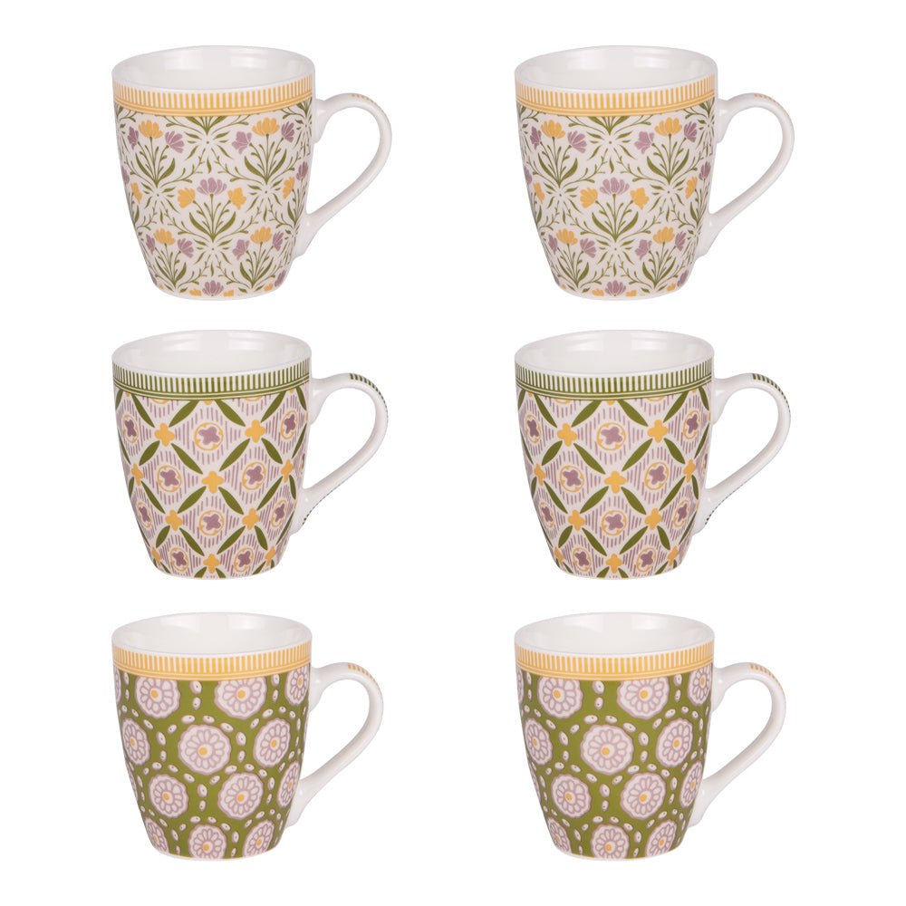 Coffret de 6 tasses Chester 23 cl Table passion - Mathon - 1