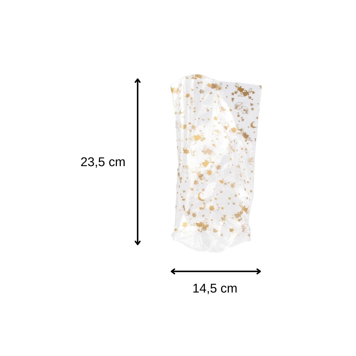 Lot de 10 sachets biscuits de noël doré Zenker Zenker - Mathon - 3