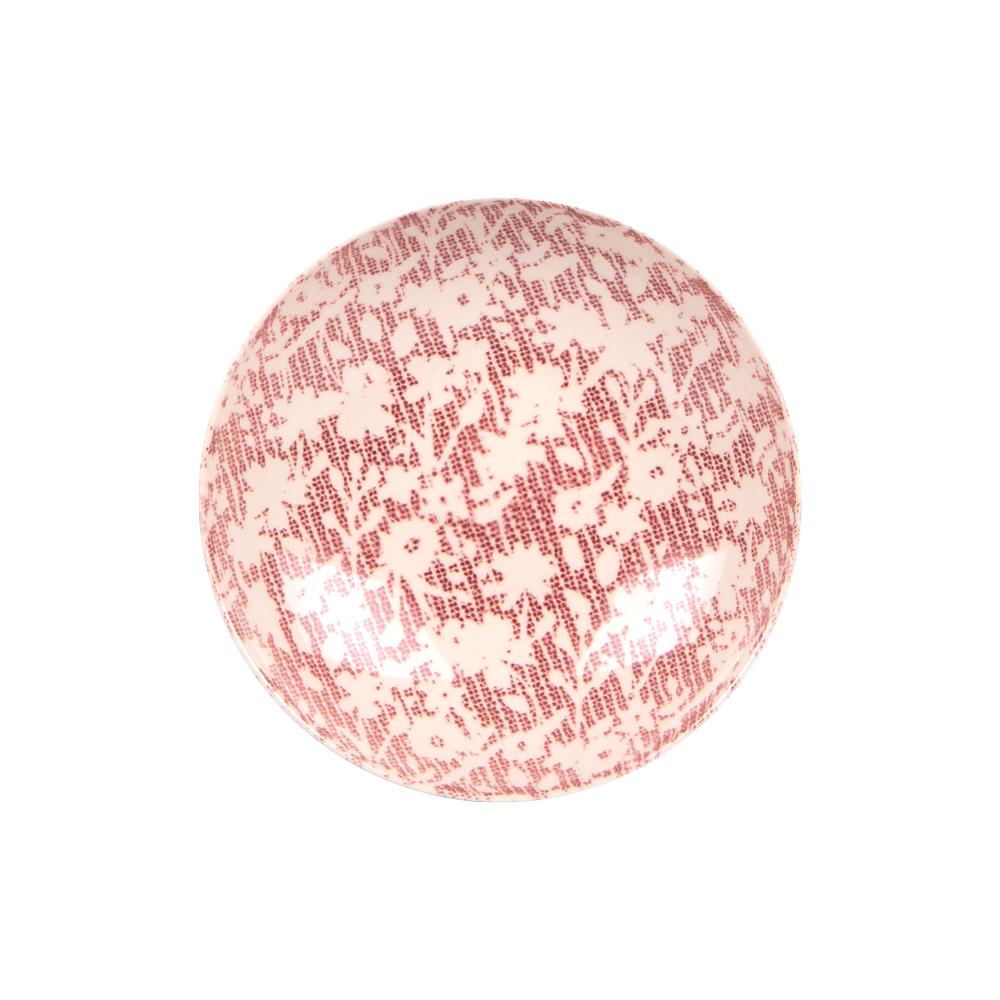 Assiette creuse Léa rouge 22 cm (lot de 6) Table passion - Mathon - 2