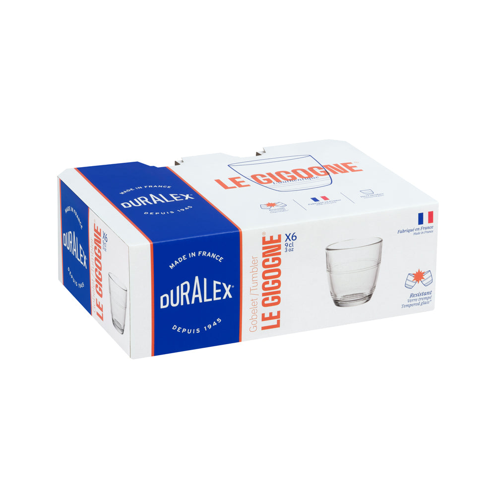 Boîte de 6 gobelets Gigogne 9 cl Trend