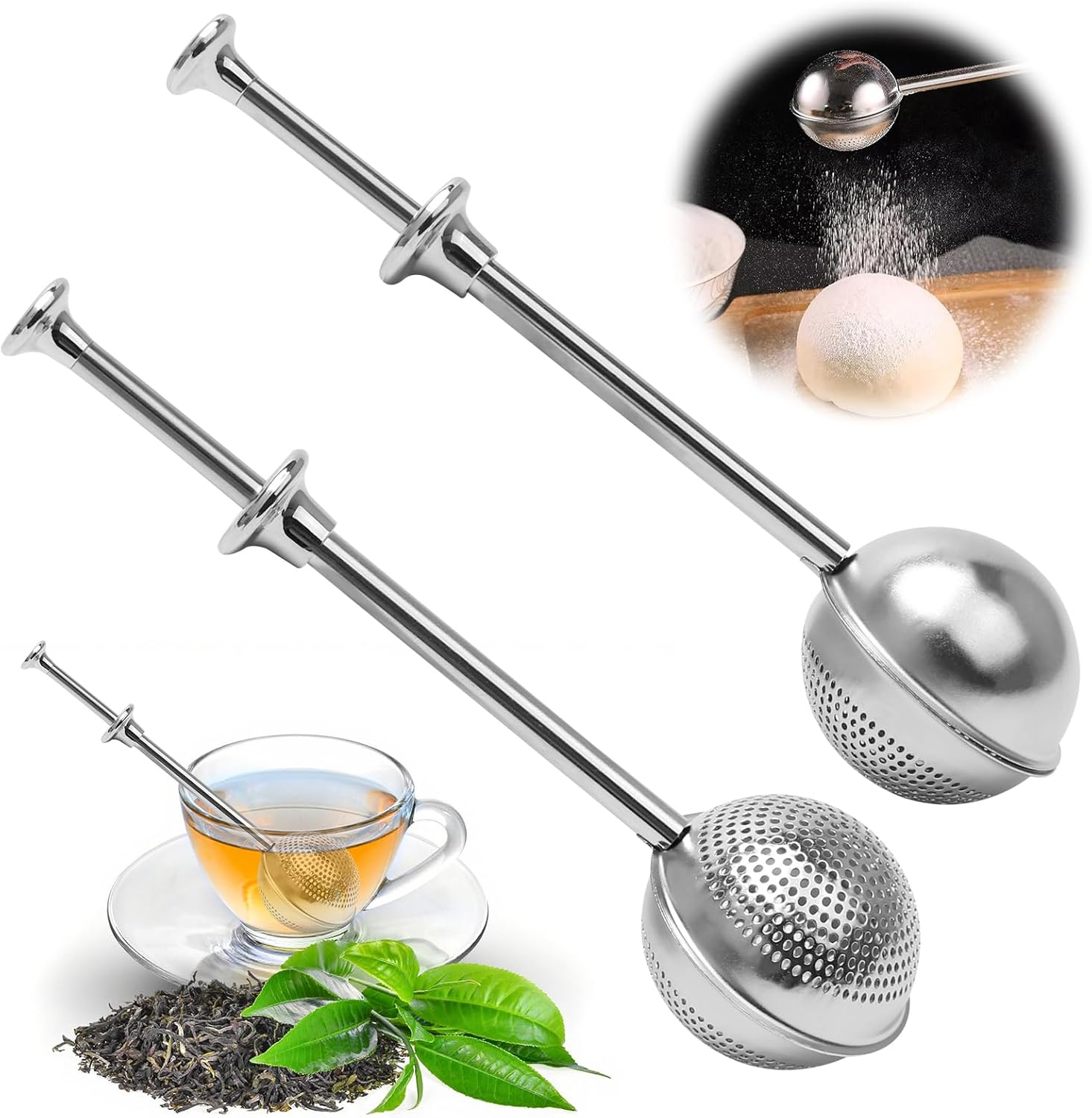 Infuseur à thé en vrac en acier inoxydable 304 Vendos85 - Mathon