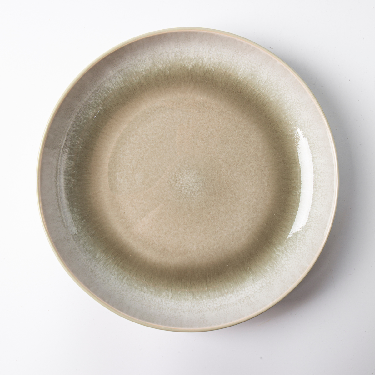 Lot de 6 assiettes creuses vert - "Iris" Laguiole Cuisson - Mathon - 3