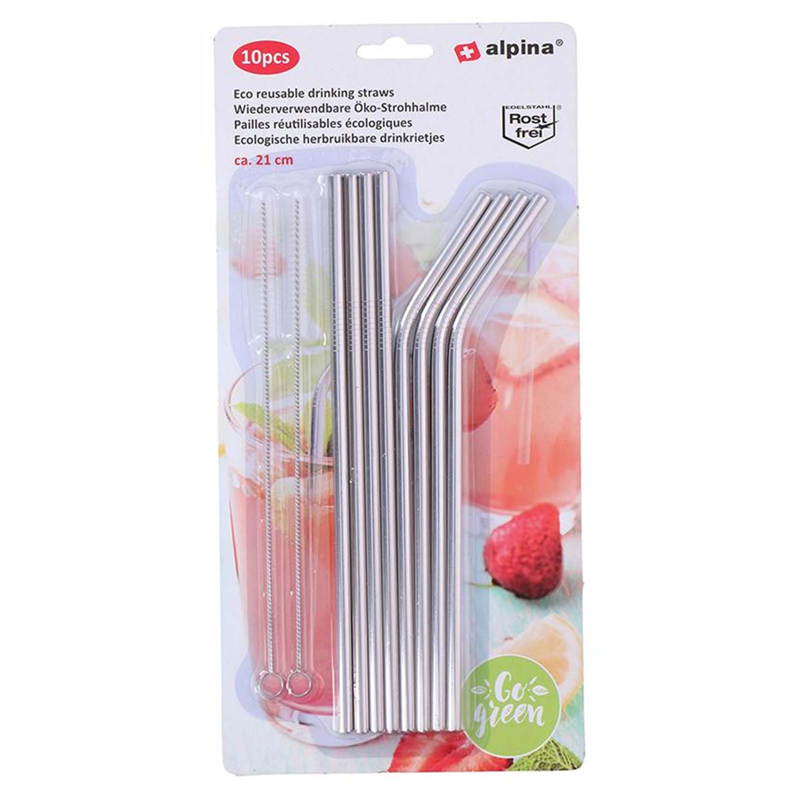 Pailles en Métal avec Brosses Alpina - Mathon - 4