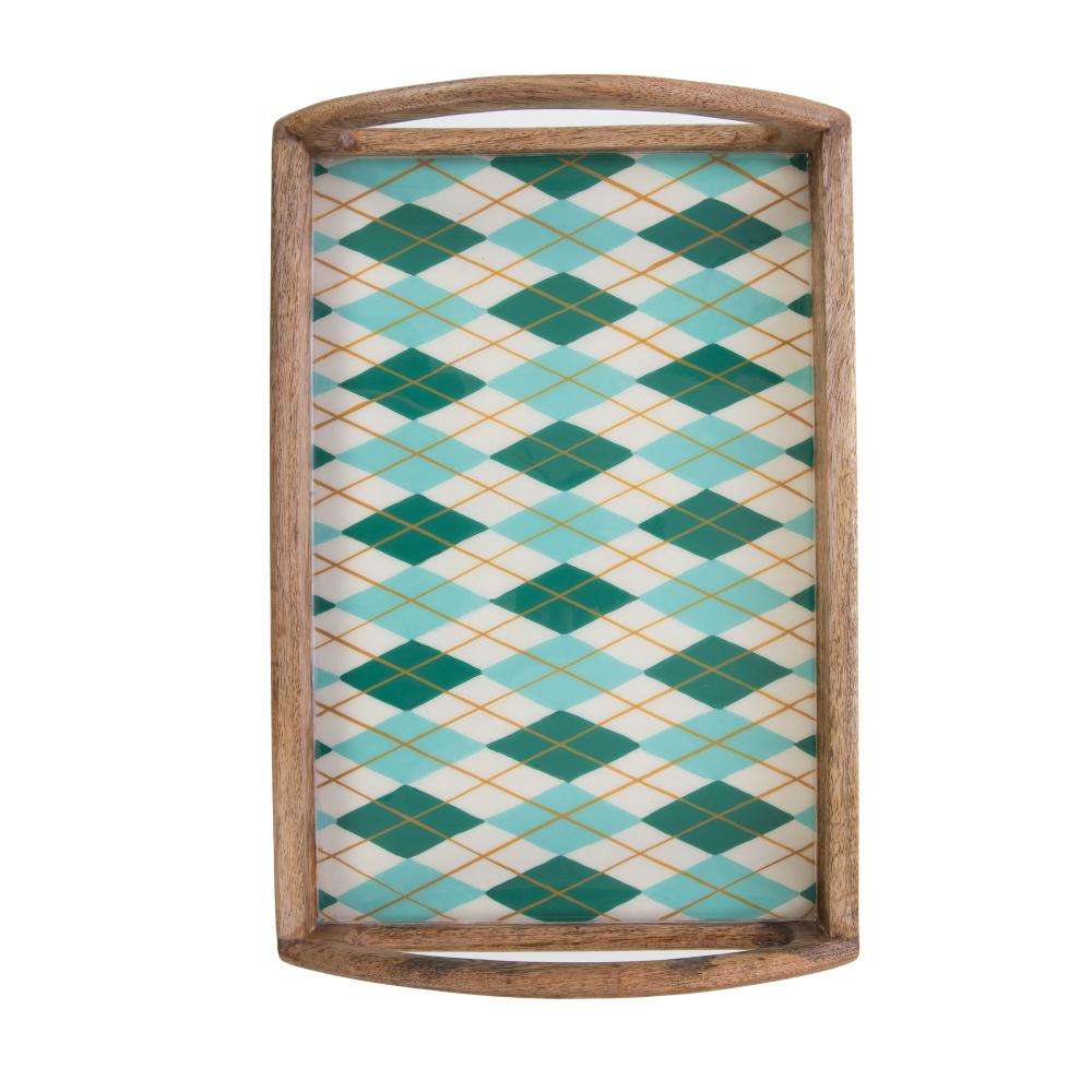 Plateau avec anses Santa 44x30 cm Amadeus - Mathon - 2