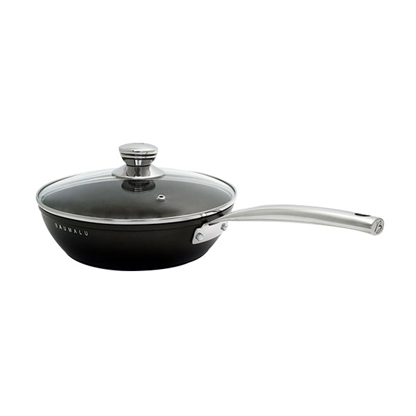 Sauteuse 28 cm avec couvercle Black edition Baumalu - Mathon