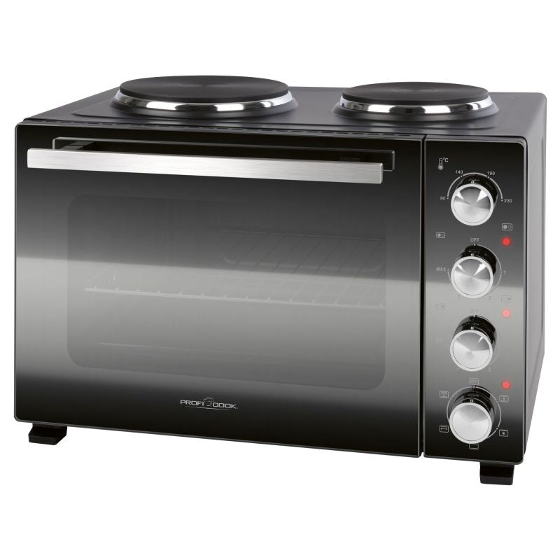 Combiné four 32L et double plaques de cuission Proficook PC-KK1302-Noir Proficook - Mathon - 1