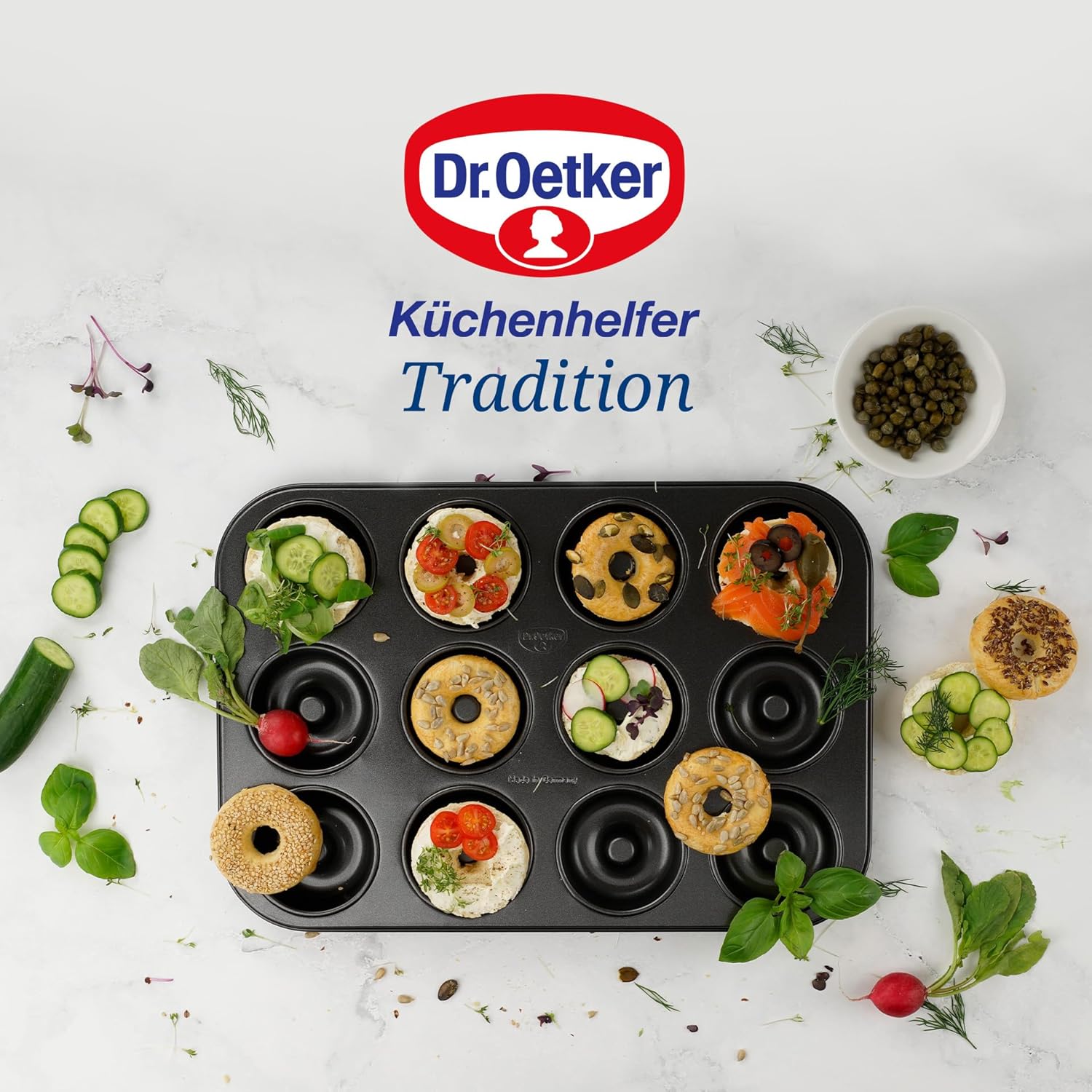 Moule donut et bagel 12 empreintes 26,5 x 38,5 cm Dr. Oetker Tradition Dr. Oetker - Mathon - 8