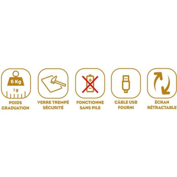 Balance De Cuisine Electronique De Precision  - Little Balance - Slide Little Balance - Mathon - 2