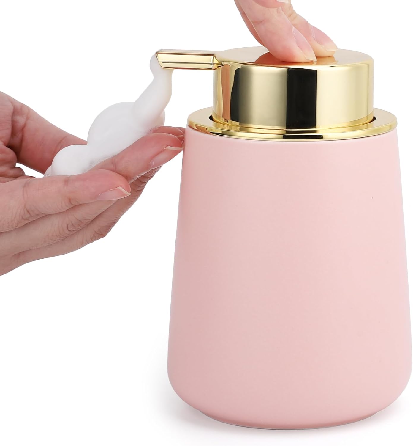 Distributeur Savon Mousse de 400ml rose Vendos85 - Mathon