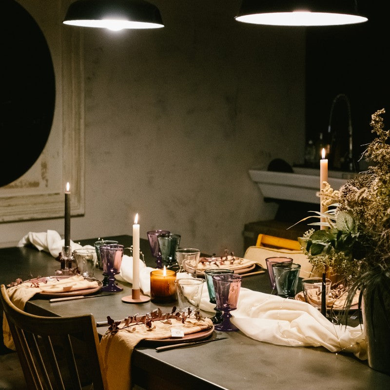 Lot de 6 verres à vin bleu nuit La Rochère - Mathon - 3