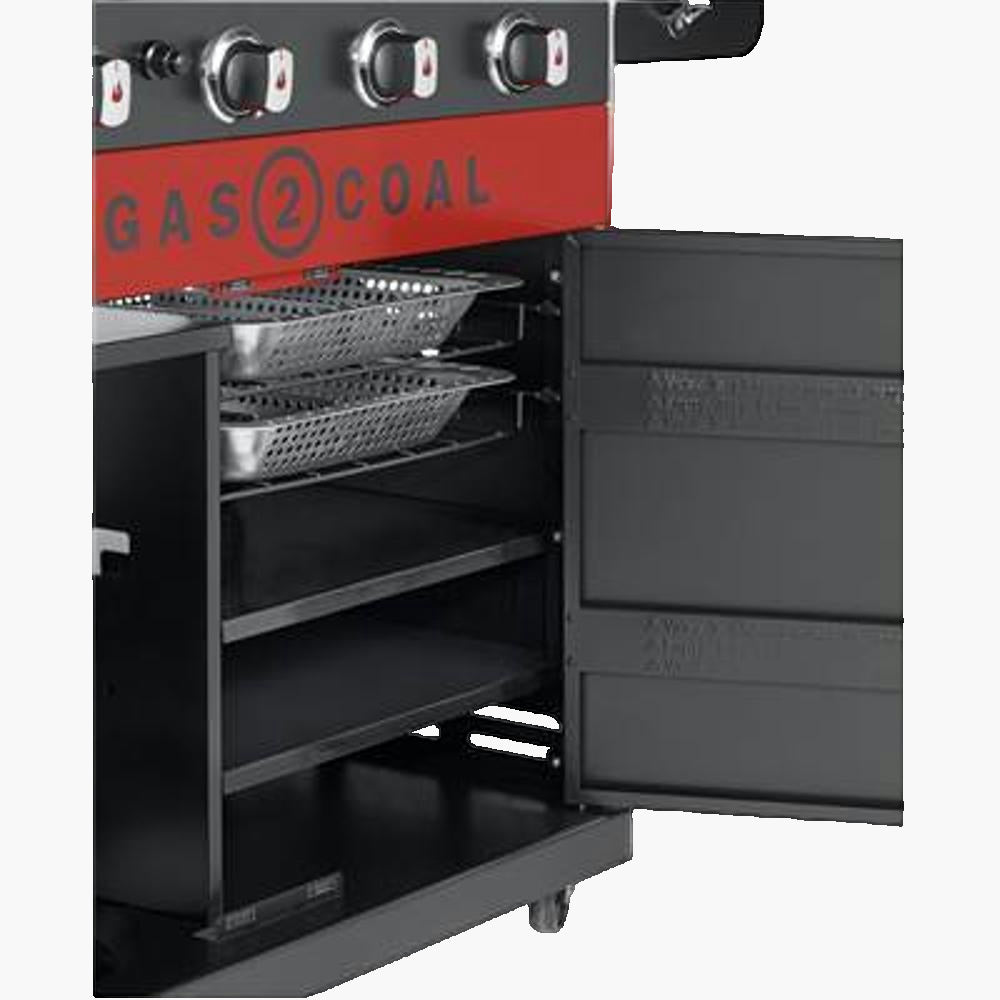 Etagère intérieure x2 MADE2MATCH barbecue GAS2COAL 2.0 440 - Char-Broil Char-Broil - Mathon - 1