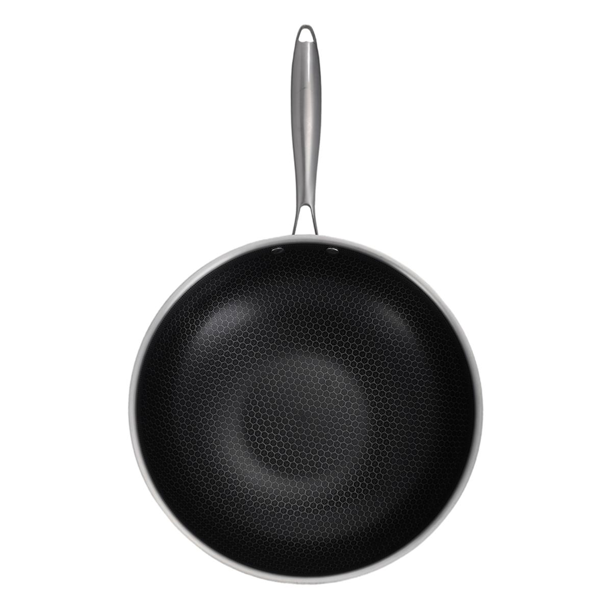 Wok 32cm triplex - "BlackSteel" Gam Hotel - Mathon - 2