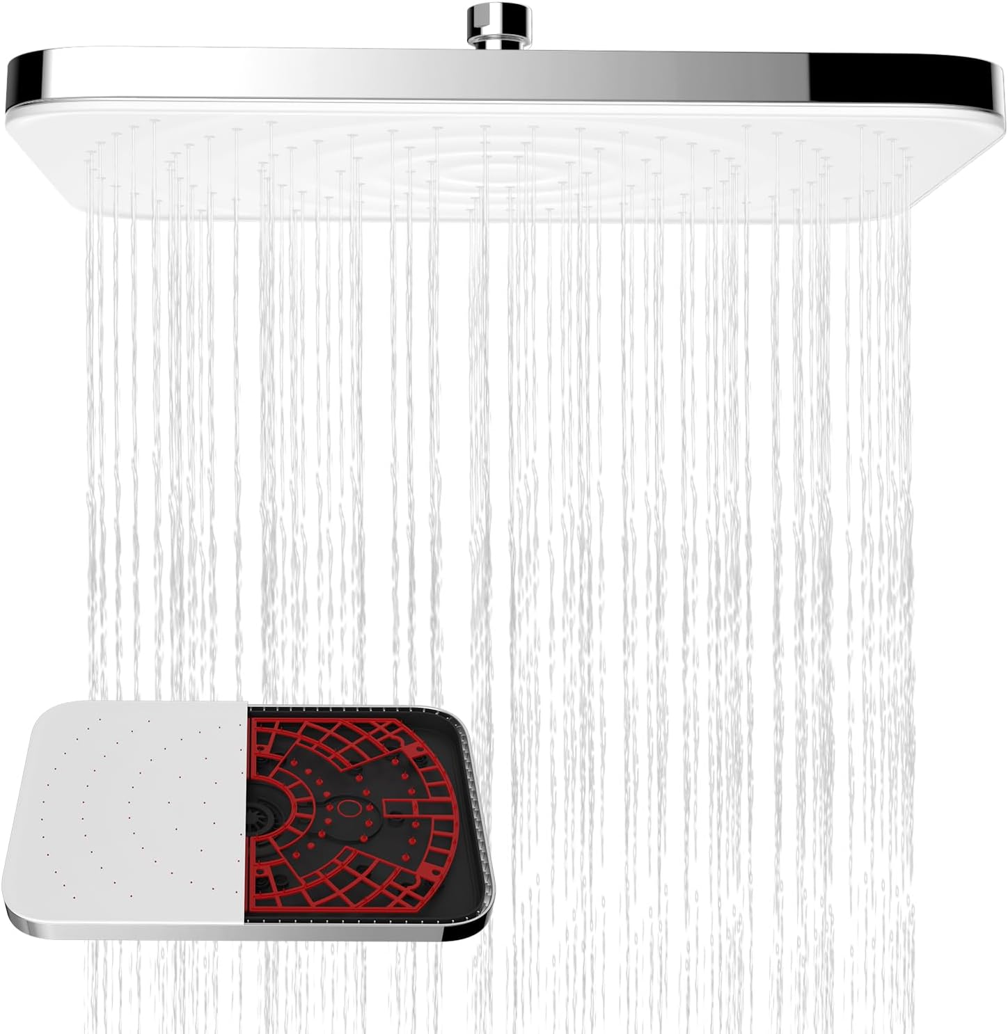 Pommeau de douche plafond carré effet pluie 360° Vendos85 - Mathon