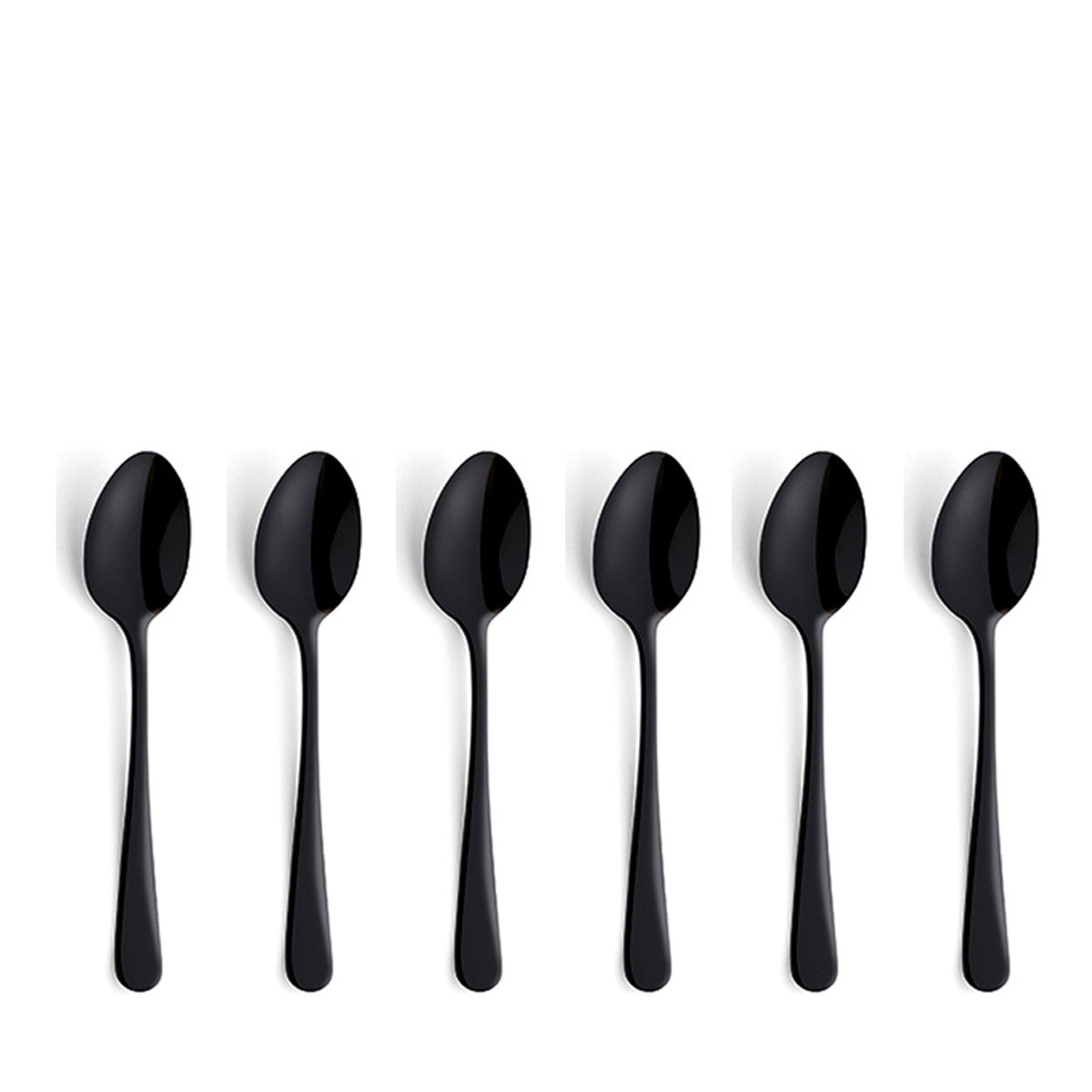 Austin - Service 6 cuillères moka expresso Noir mat Amefa - Mathon - 1