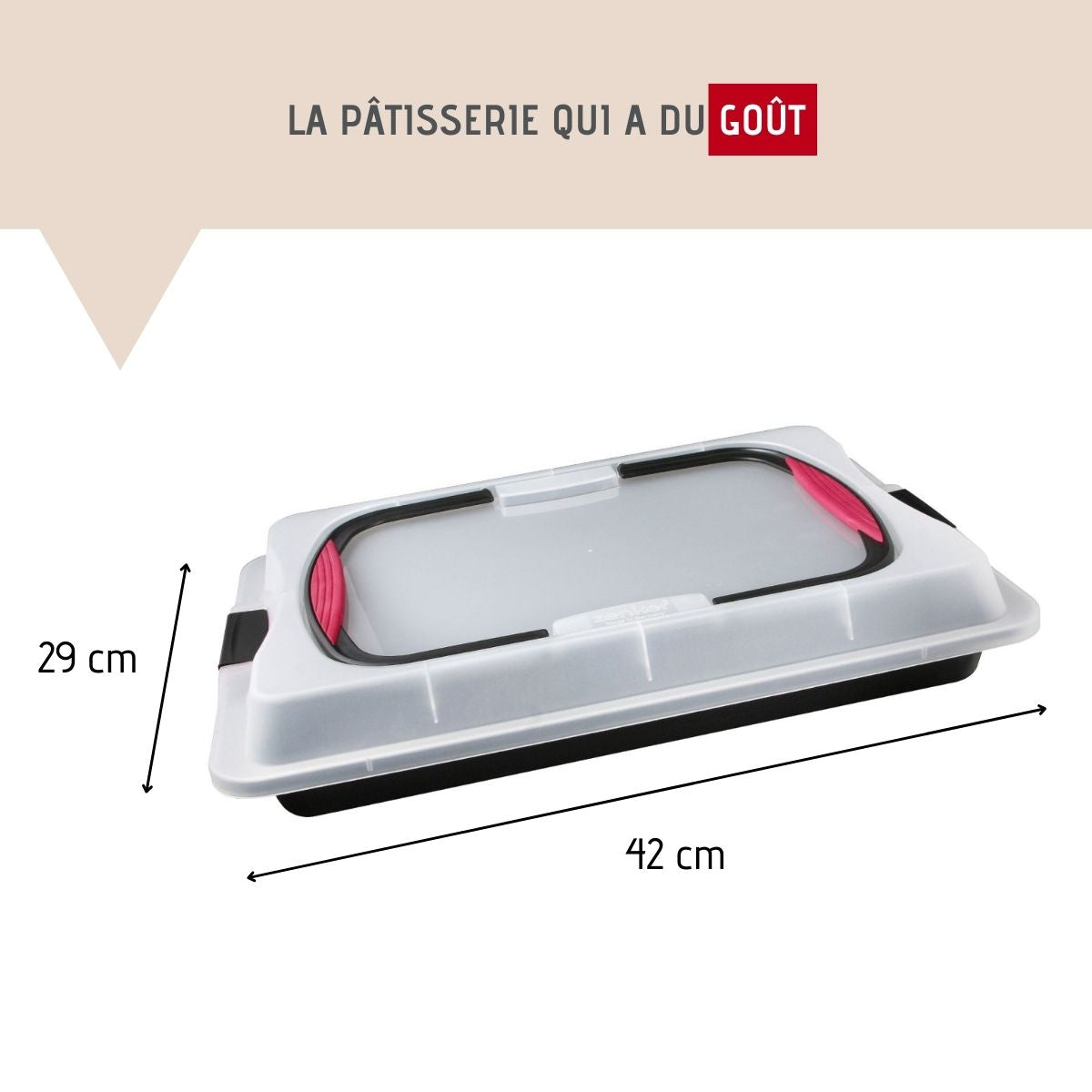 Ensemble de 2 Plaques de cuisson 42 x 29 cm avec couvercle Zenker Special To Go Zenker - Mathon - 3