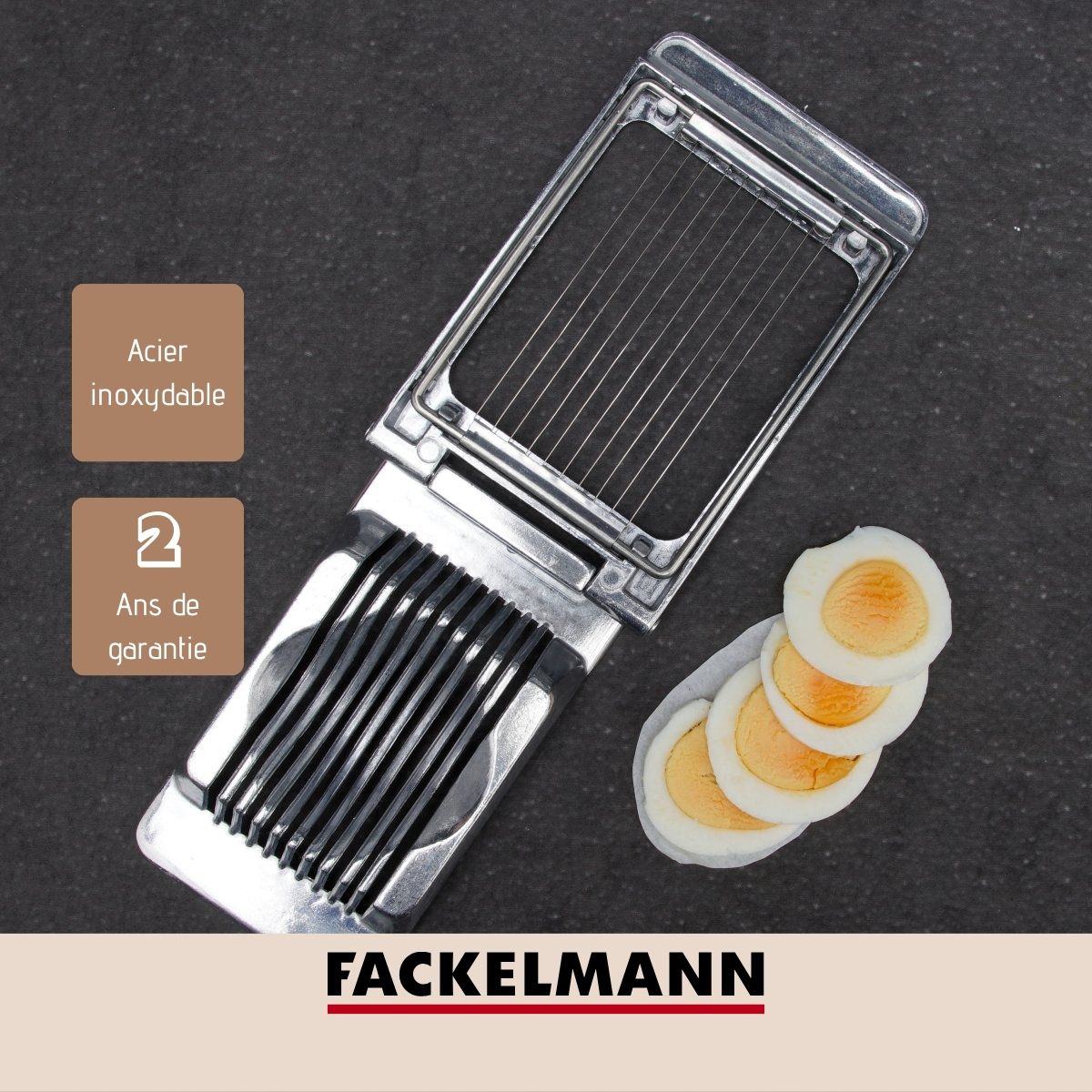 Coupe oeuf tranche en inox  Divers FM Professional - Mathon - 4