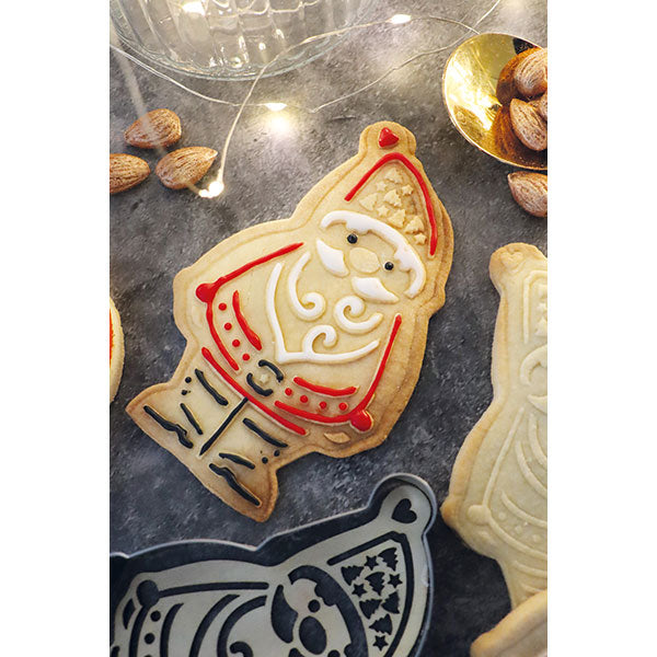 Emporte-pièce et embosseur Père Noël Scrapcooking - Mathon - 4