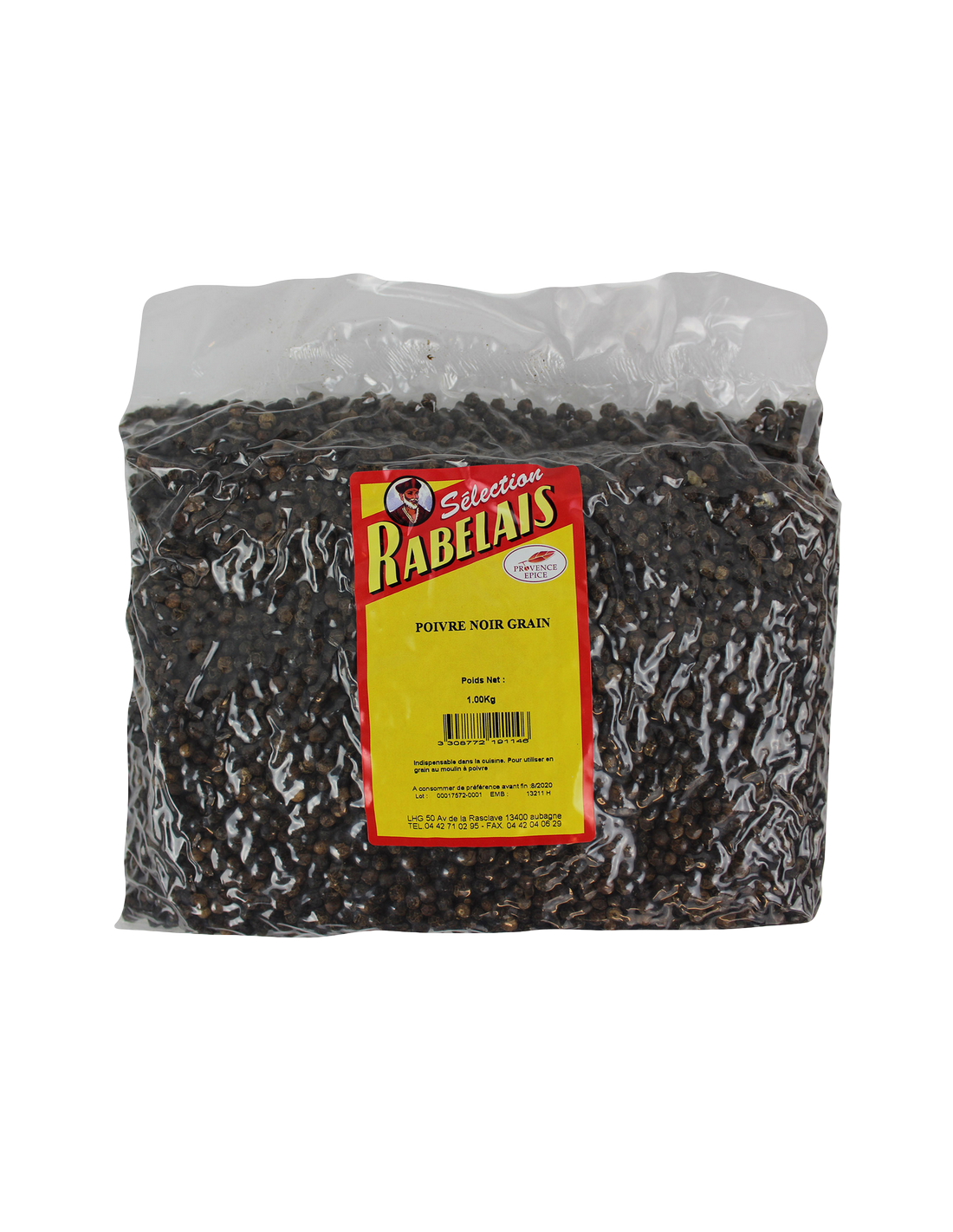 Poivre Grain Noir - Sac 1 Kg Le Pratique - Mathon