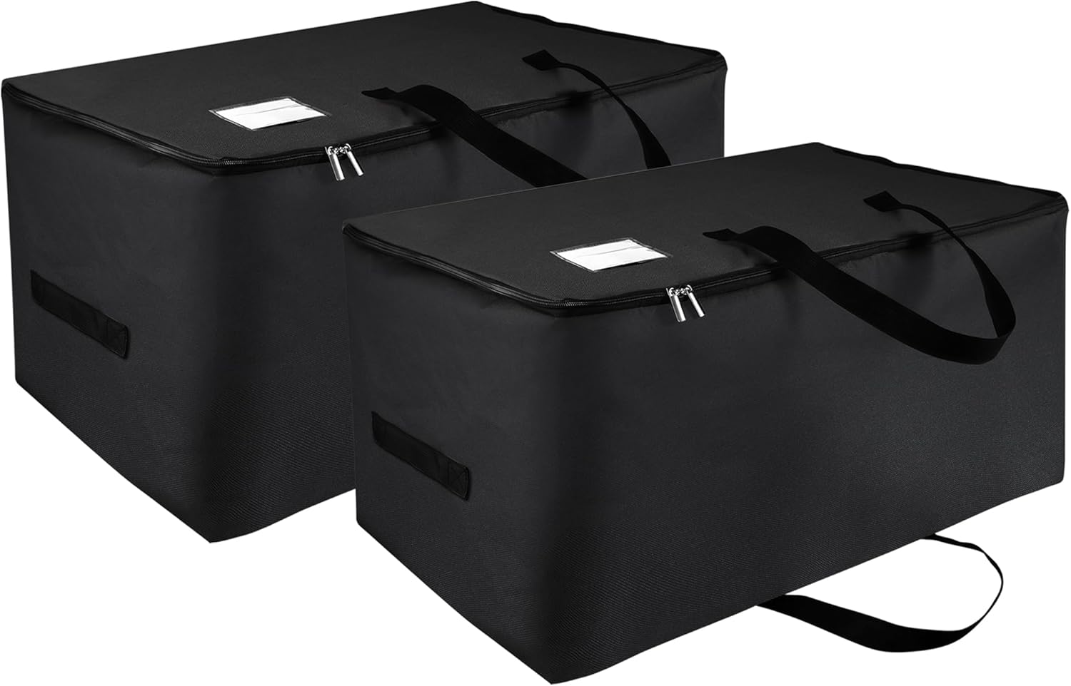 Lot de 2 sacs de rangement pliables noirs 105 L Vendos85 - Mathon