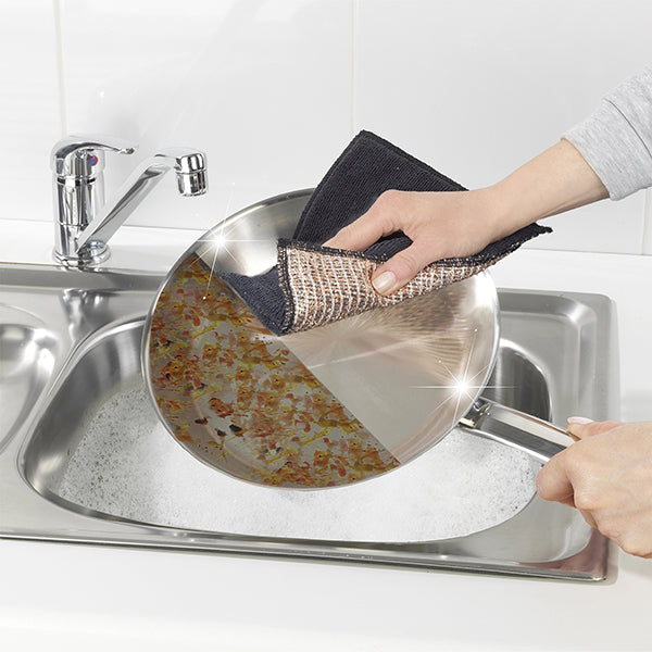 Lavette en microfibre et cuivre 25 x 17 cm Wenko by Maximex - Mathon - 3