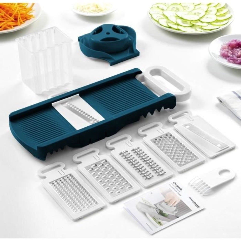 Mandoline Arthur Martin Pliable 6 en 1 en Inox avec Lames Interchangeables pour Râper et Couper les Aliments Arthur Martin - Mathon - 5