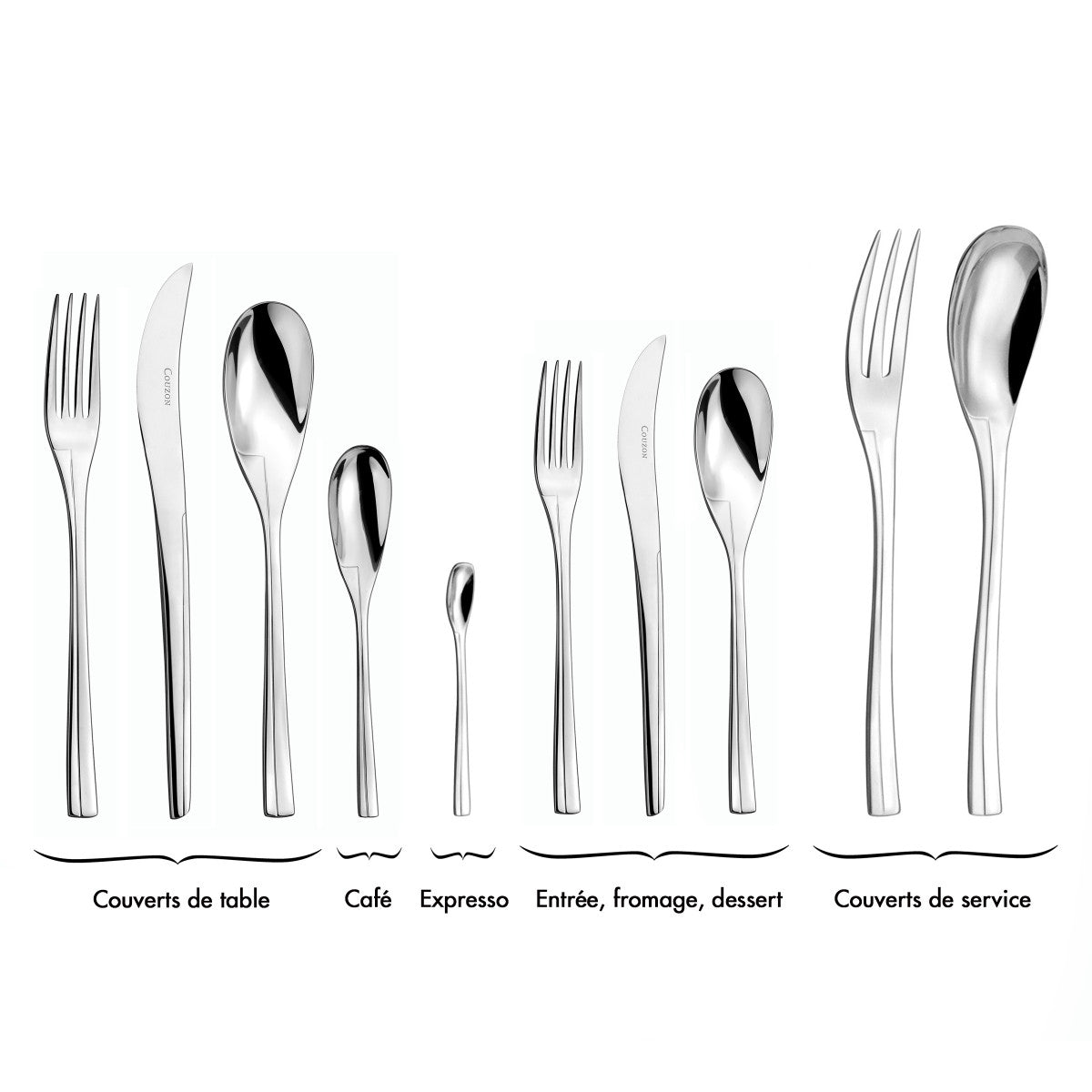 Persane - 2 couverts de service Couzon - Mathon - 3