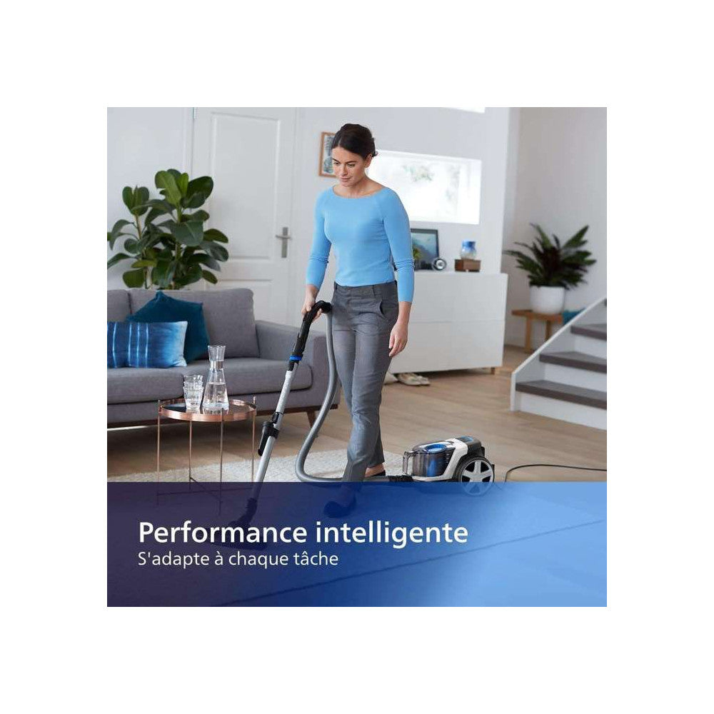 Aspirateur Traineau Sans Sac   Powerpro Compact - Fc9332/09 - 900w - Filtre Allergy H13 - Classe énergétique A Philips - Mathon - 4