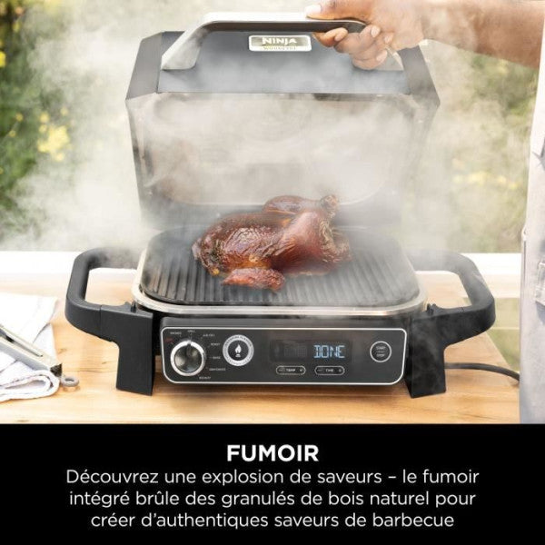 Barbecue Electrique - Grillade  électrique Et Fumoir Ninja - Woodfire Ninja - Mathon - 5