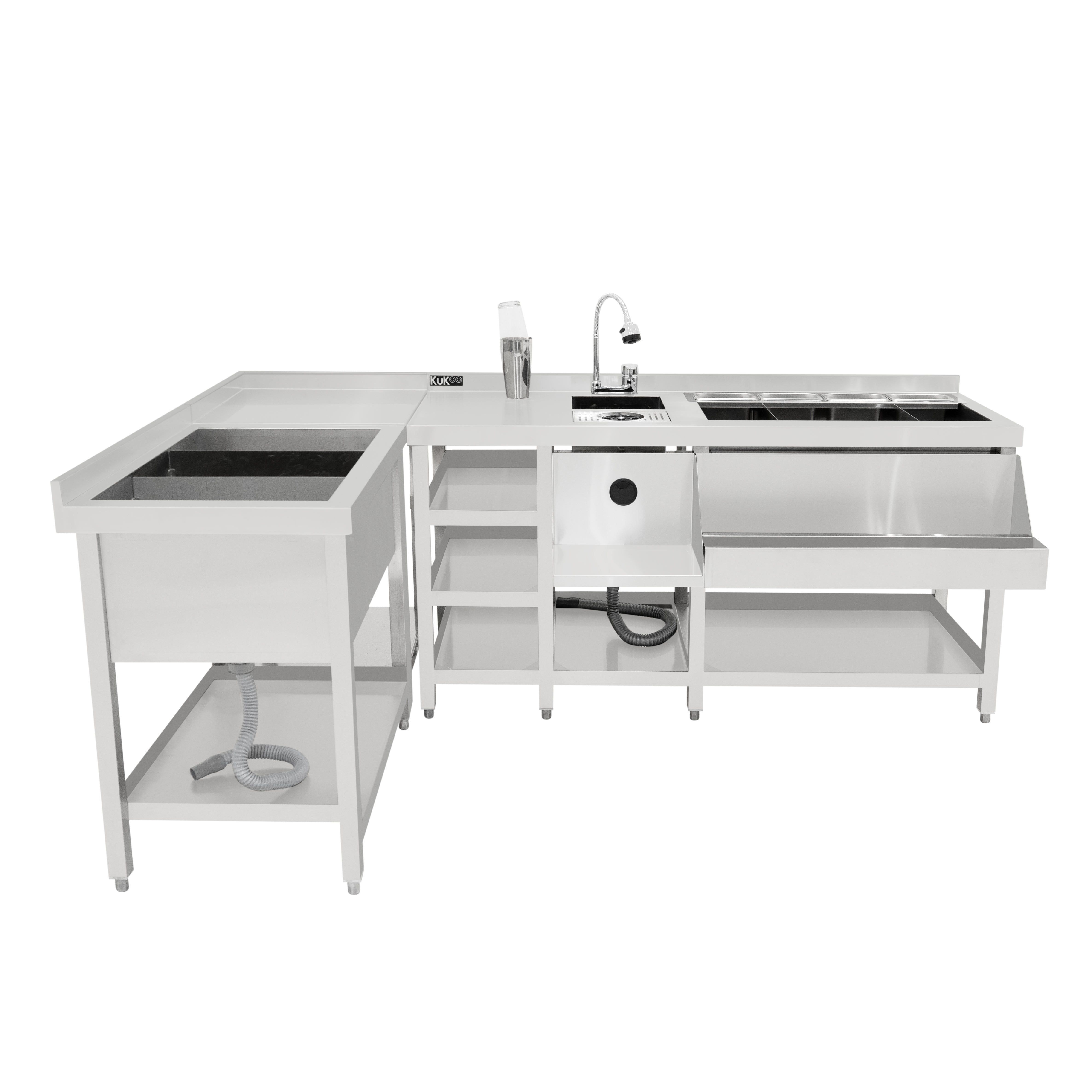 Bar à Cocktails Modulaire Deluxe avec Bac de Glace - Mathon - 1