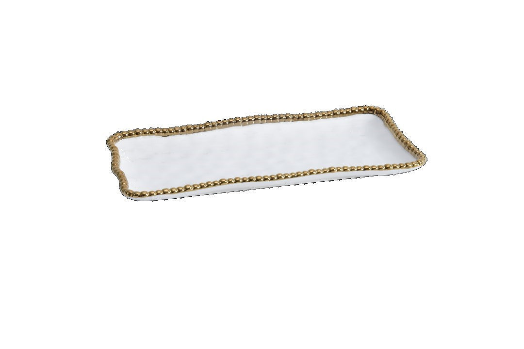 Set de 3 plateaux rectangulaire M - 34,9x15,9x3,2cm - GOLDEN SALERNO Pampa Bay - Mathon
