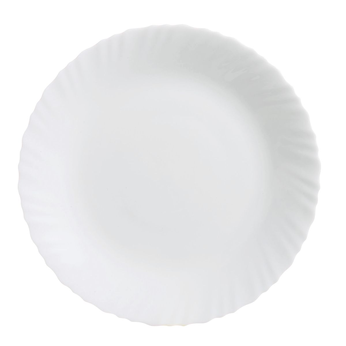Assiette blanche 25 cm Feston Luminarc - Mathon - 1