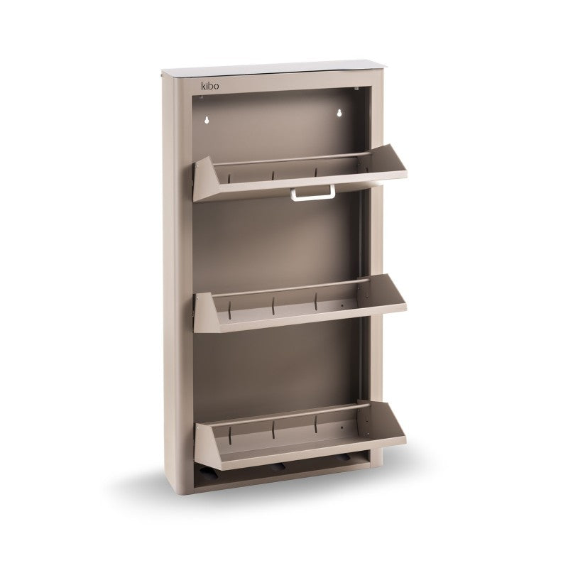 Meuble à chaussures KIBO 3 Compartiments, couleur Sable Don Hierro - Mathon - 6