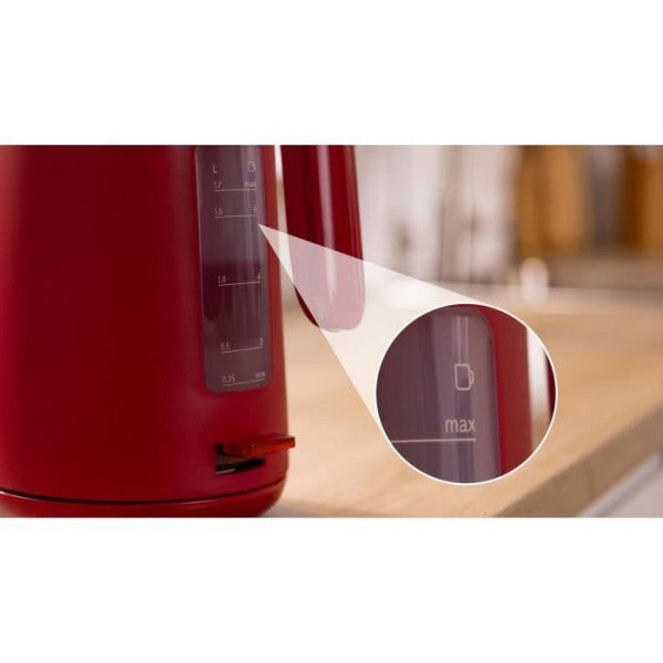 Bouilloire Electrique  - Bosch - Twk2m164 Mymoment - Rouge Mate - Indi Bosch - Mathon - 6