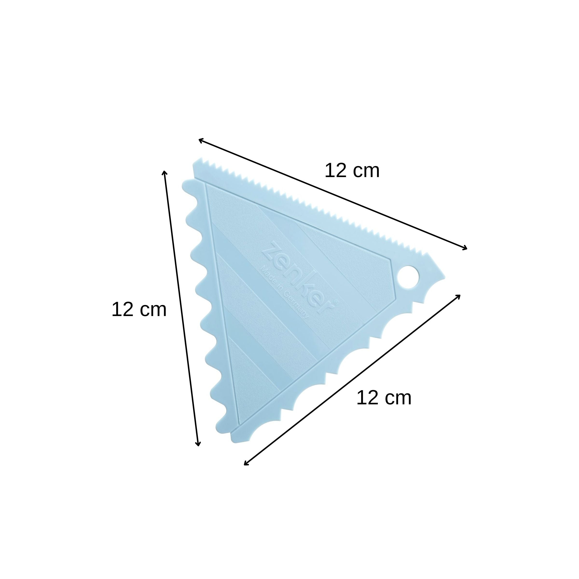 Lisseur gâteau à trois côtés pour cake design Zenker Sweet Sensation Zenker - Mathon - 3