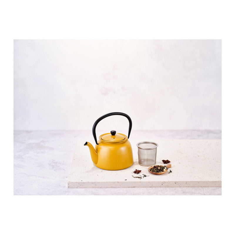 Théière   Theiere En Fonte Jane 0,92l Moutarde Tous Feux Dont Induction Cosy & Trendy - Mathon - 2