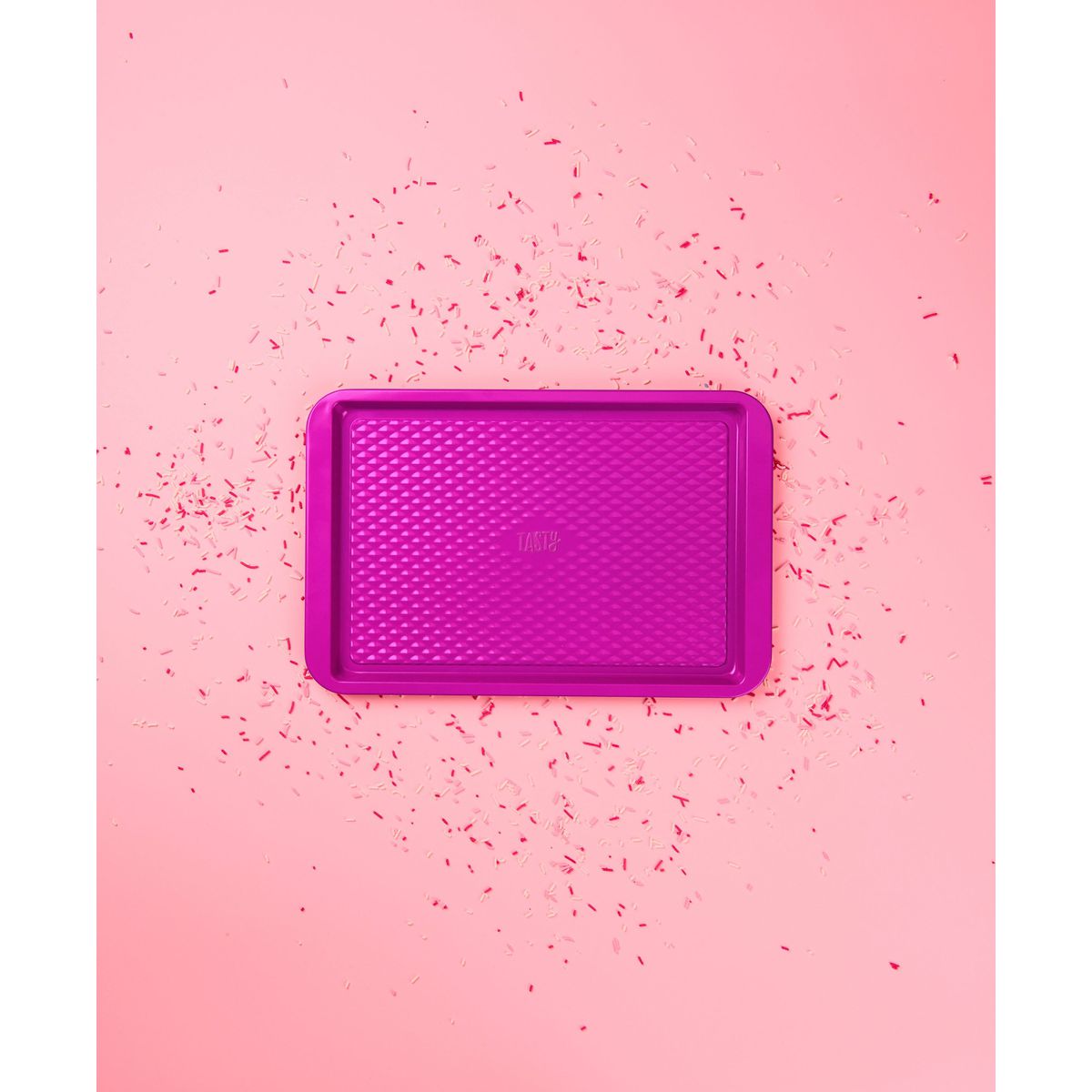 Plaque de four rectangulaire fuchsia 38 x 25 cm Tasty Pâtisserie Tasty - Mathon - 8