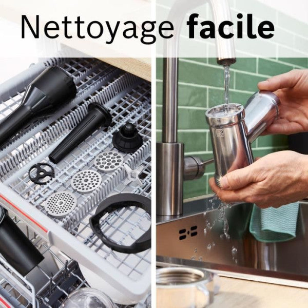 Hachoir Electrique  A Viande - Bosch - Mfws420w Série 4 - Blanc - 500 Bosch - Mathon - 2