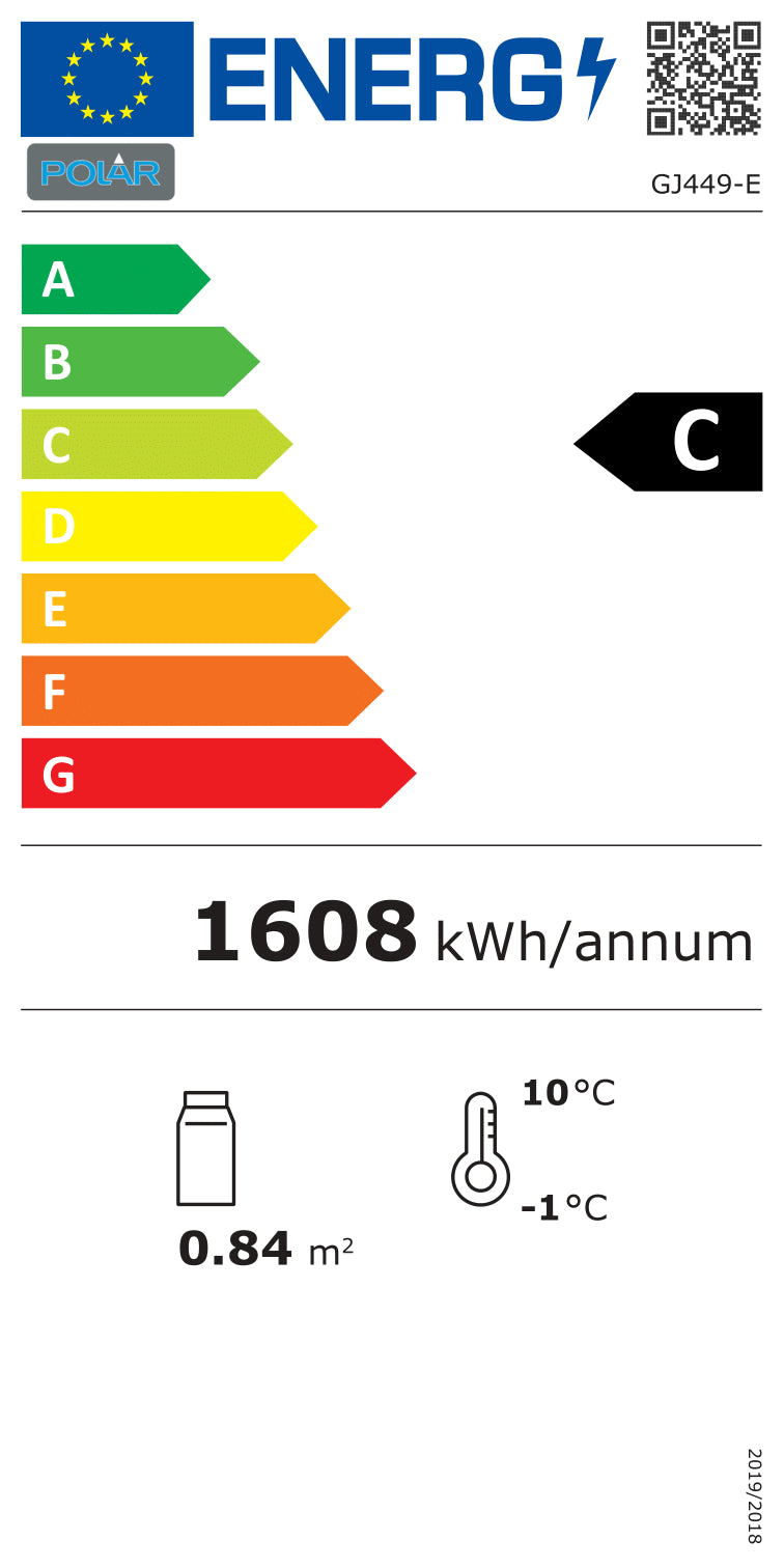 Vitrine à Boisson Réfrigérée 2 Portes 490 L - Polar - Mathon - 6