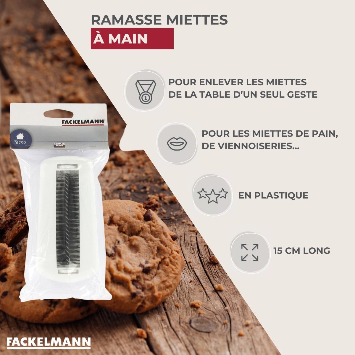 Ramasse miettes de table  Tecno Fackelmann - Mathon - 2