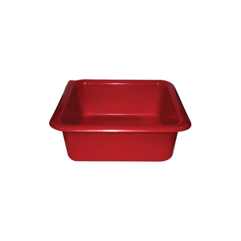 Cuvette Carree 3.5l 24cm Rouge Aluminium Et Plastiq - Cc24 Aluminium Et Plastiq - Mathon