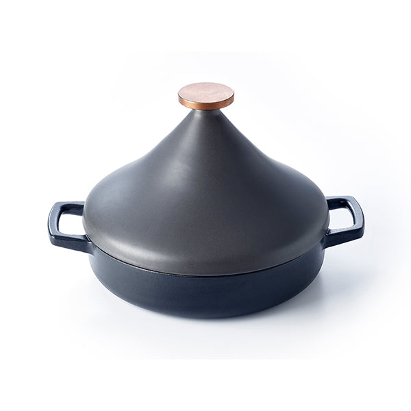 Tajine en fonte émaillée 26 cm Nori 3 L noir Beka - Mathon - 1