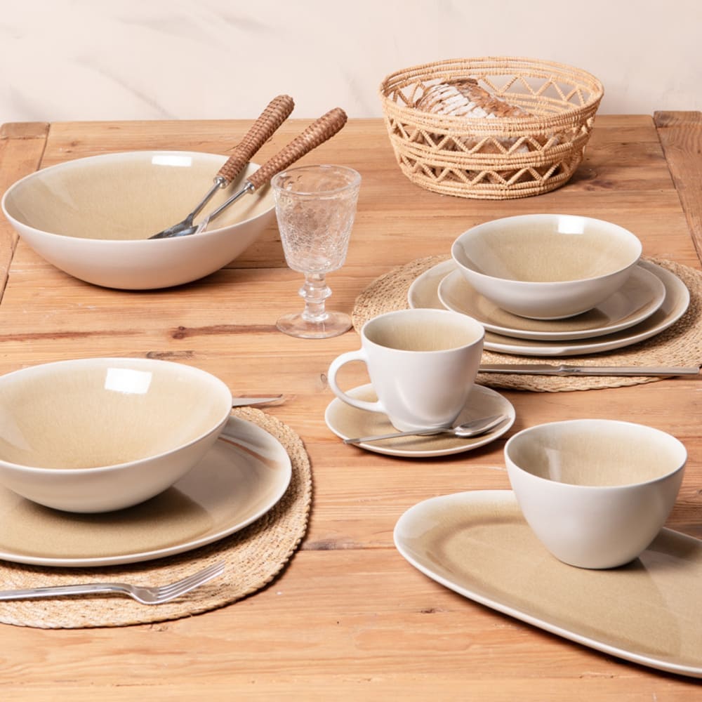 Assiette à pain Oslo jaune 17 cm (lot de 6) Table passion - Mathon - 3